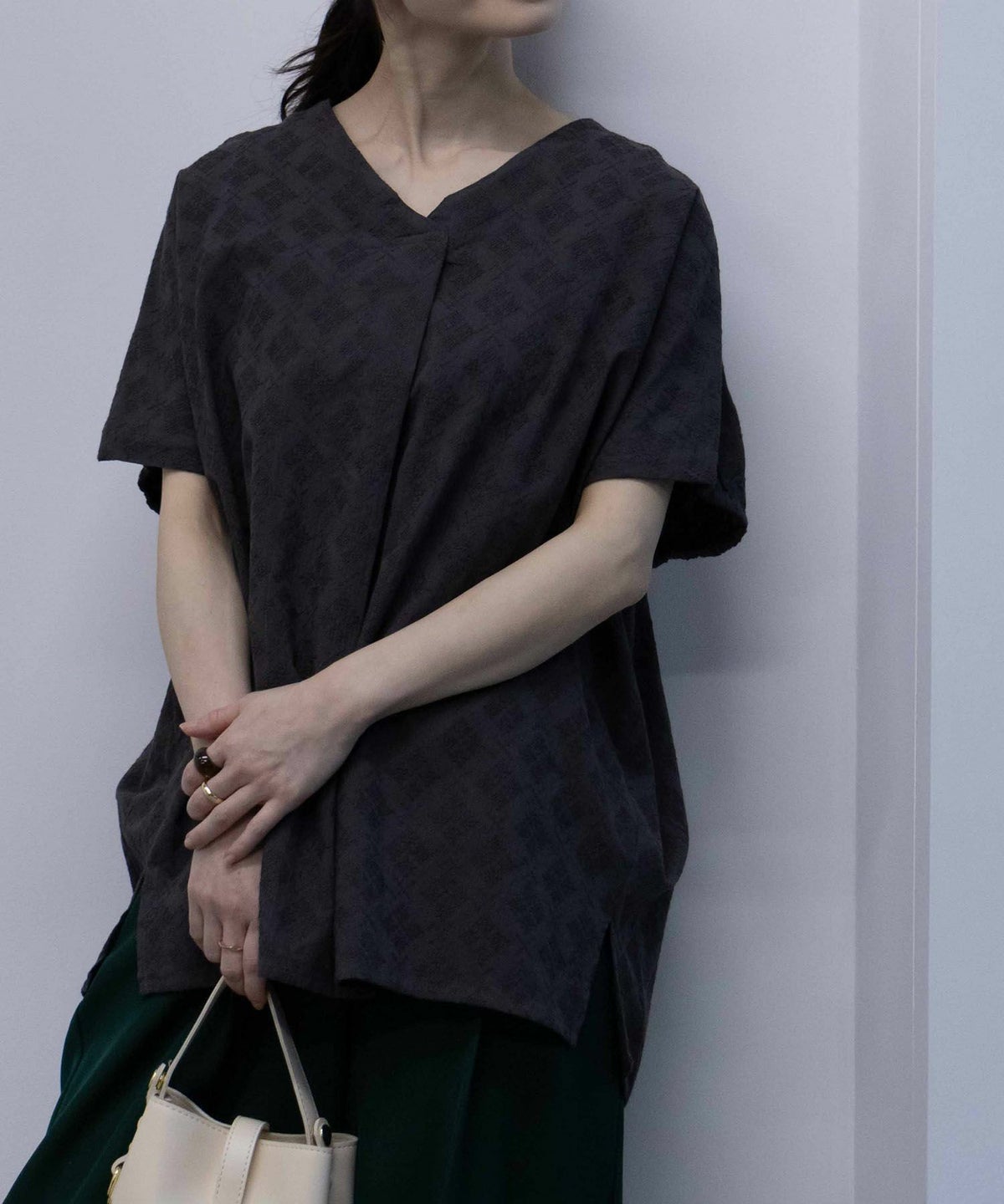 Howdy Marie インドファブリック 刺繍ブラウス レディース