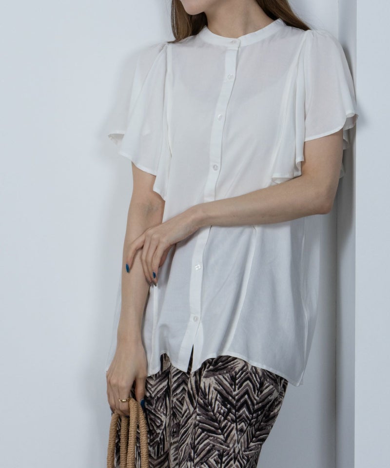 Howdy Marie  インドファブリック 袖フレアシャツ レディース商品画像-10