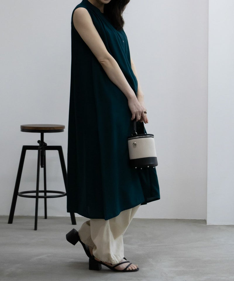 Howdy Marie インドファブリック 肩シャーリングワンピース レディース商品画像-7