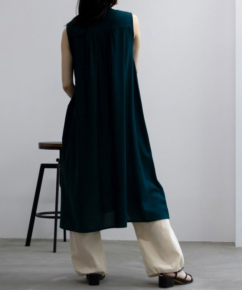 Howdy Marie インドファブリック 肩シャーリングワンピース レディース商品画像-8