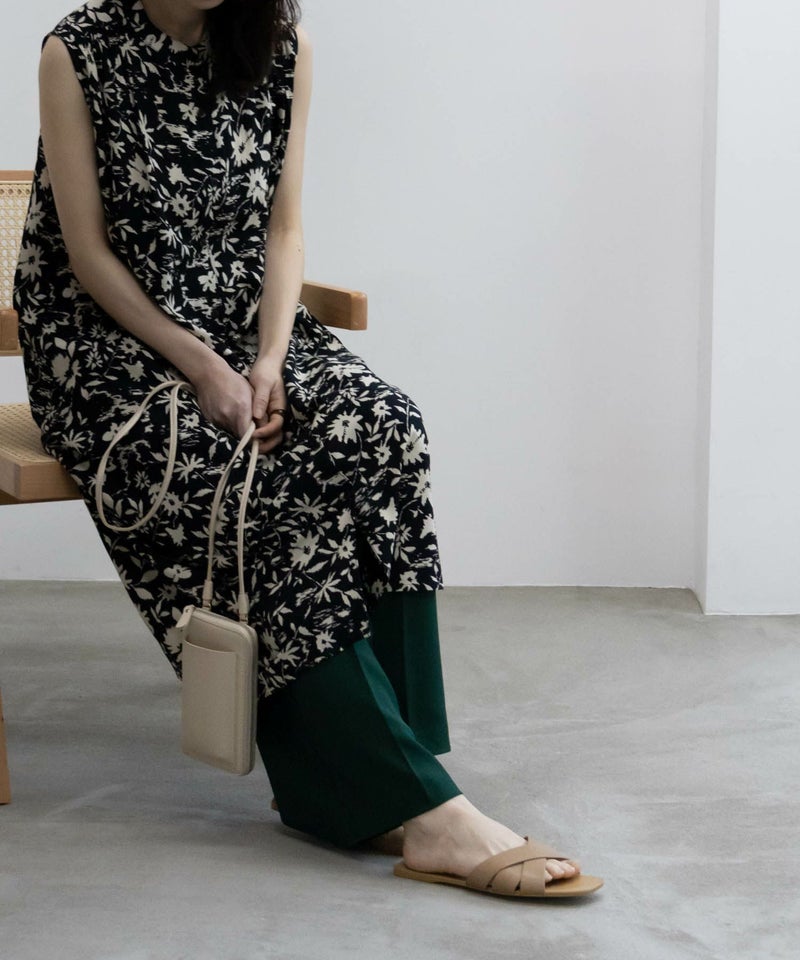 Howdy Marie インドファブリック 肩シャーリングワンピース レディース商品画像-15