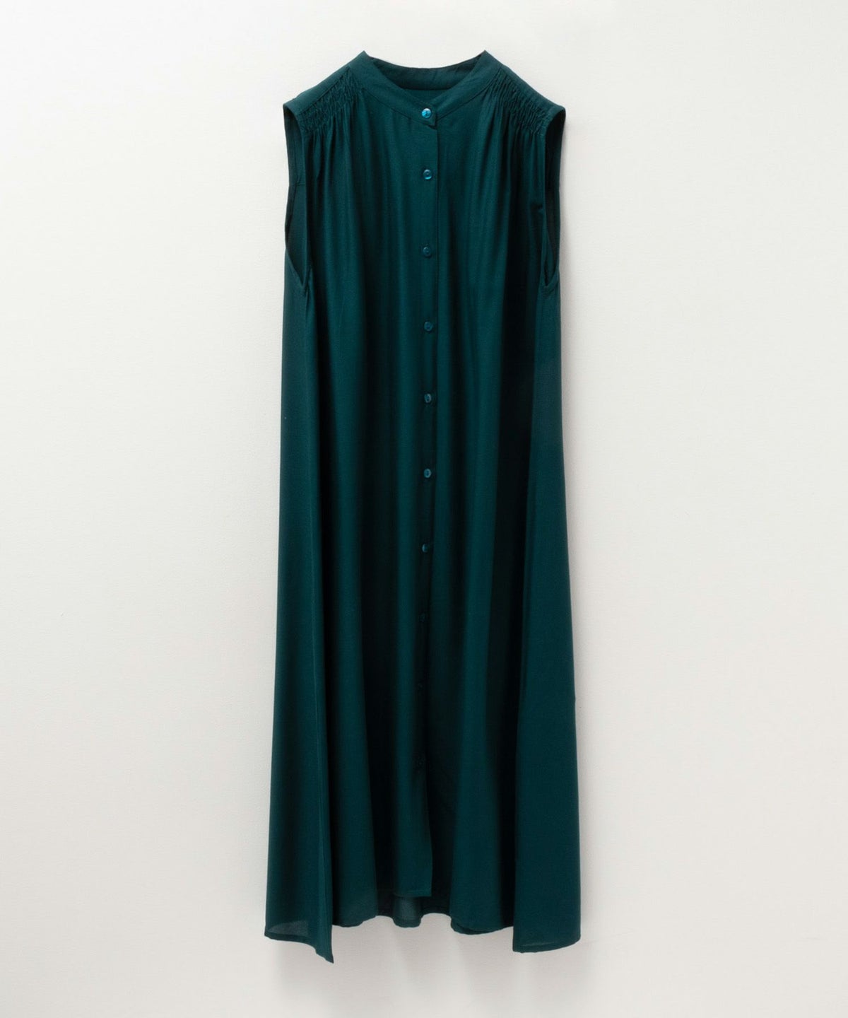 Howdy Marie インドファブリック 肩シャーリングワンピース レディース