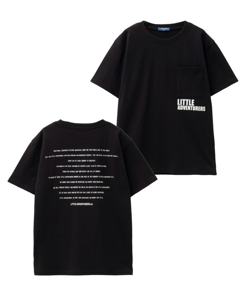 T-GRAPHICS ポケット付きショートスリーブTシャツ キッズ メール便 対応商品商品画像-1