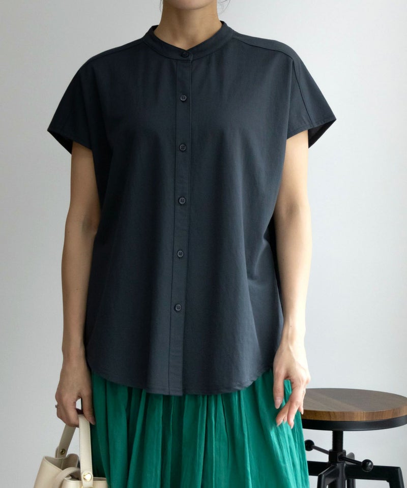 NAVY SARARI 前開きシャツ レディース商品画像-7