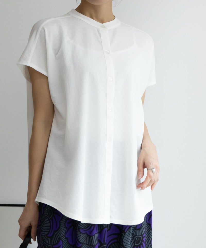 NAVY SARARI 前開きシャツ レディース商品画像-8