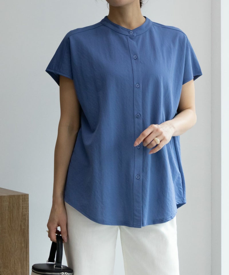 NAVY SARARI  前開きシャツ レディース商品画像-9