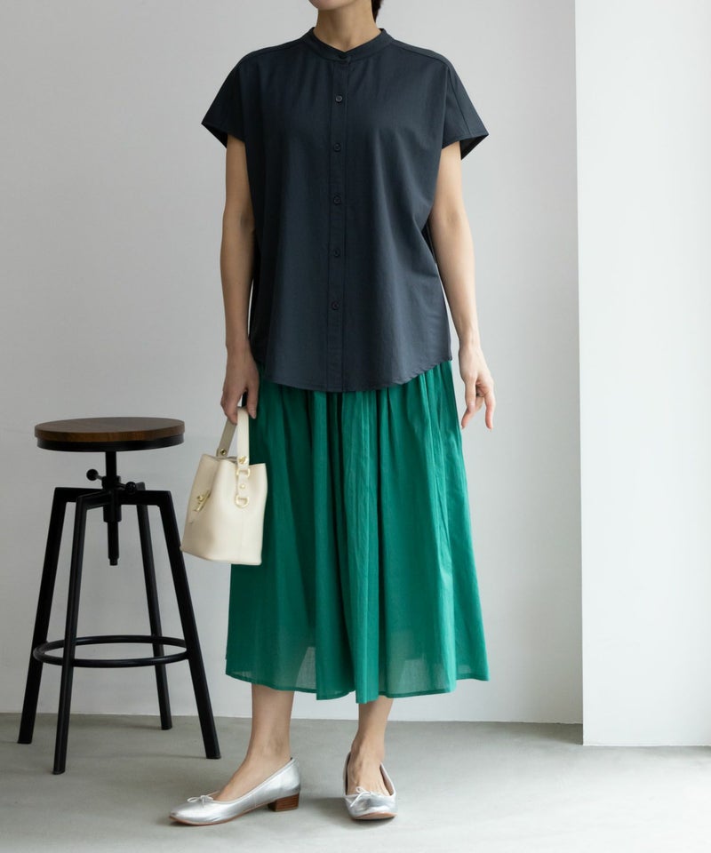 NAVY SARARI 前開きシャツ レディース商品画像-11