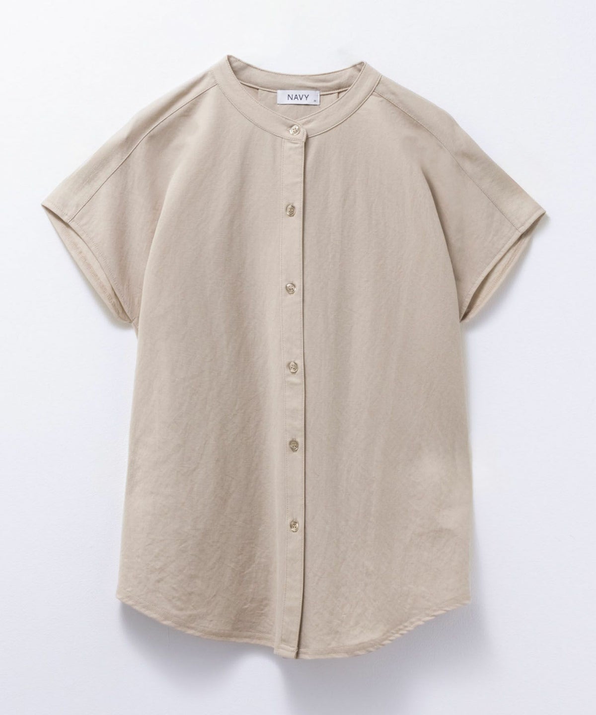 NAVY SARARI 前開きシャツ レディース