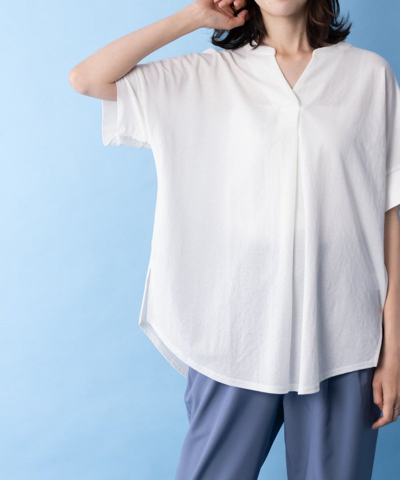 NAVY SARARI  スキッパープルオーバー レディース商品画像-1