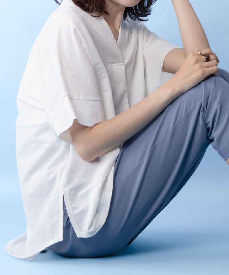 NAVY SARARI  スキッパープルオーバー レディース商品画像-3