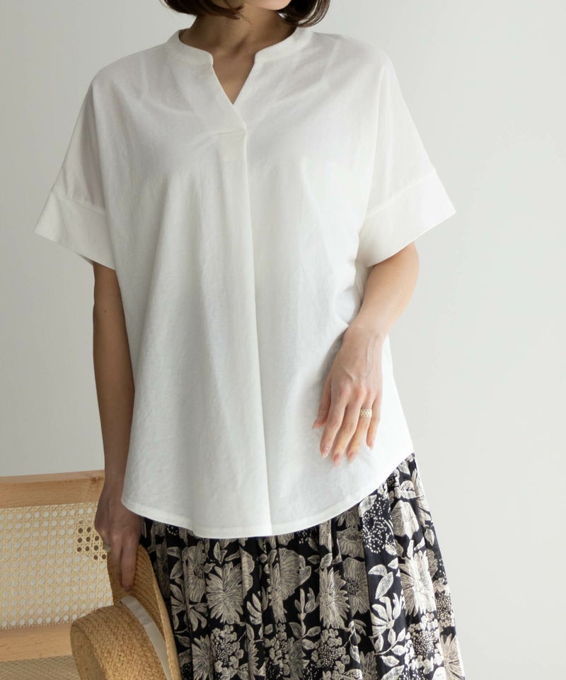 NAVY SARARI スキッパープルオーバー レディース商品画像-8