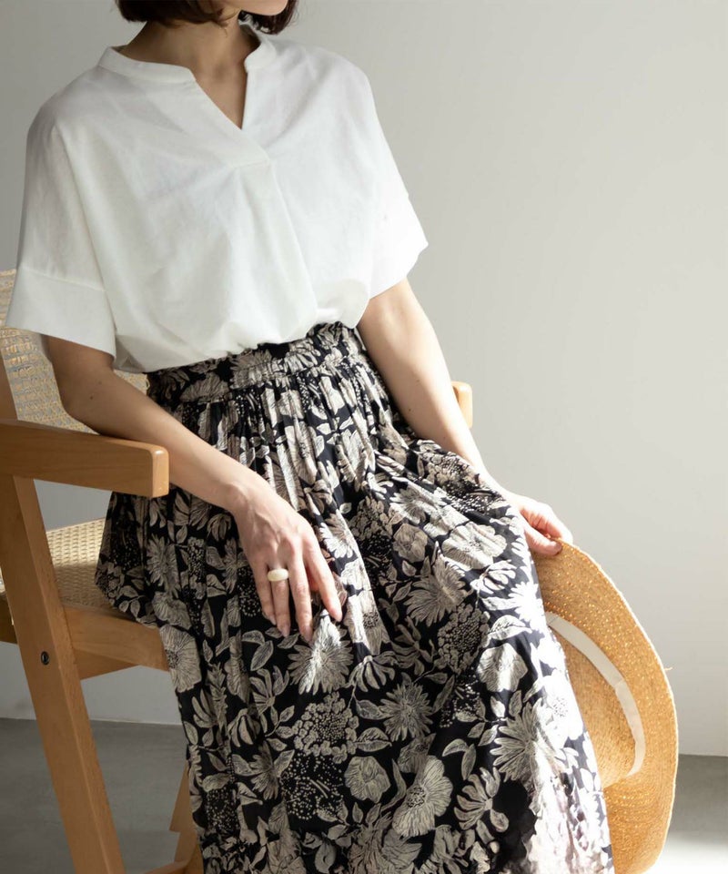 NAVY SARARI スキッパープルオーバー レディース商品画像-13