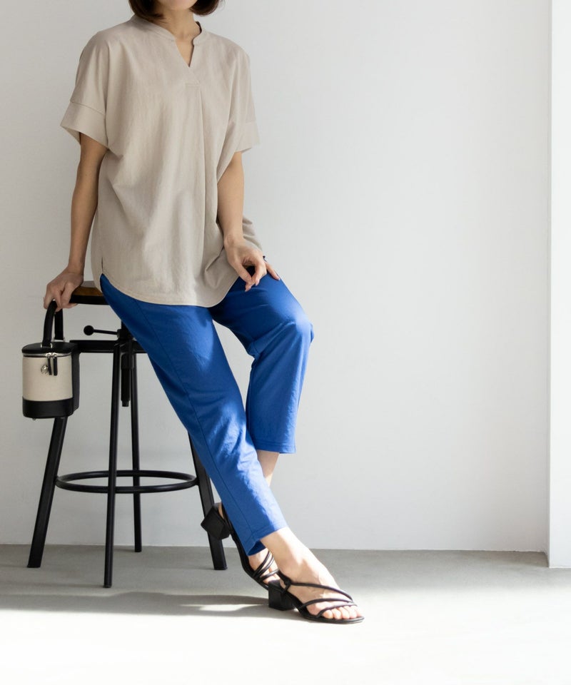 NAVY SARARI スキッパープルオーバー レディース商品画像-22