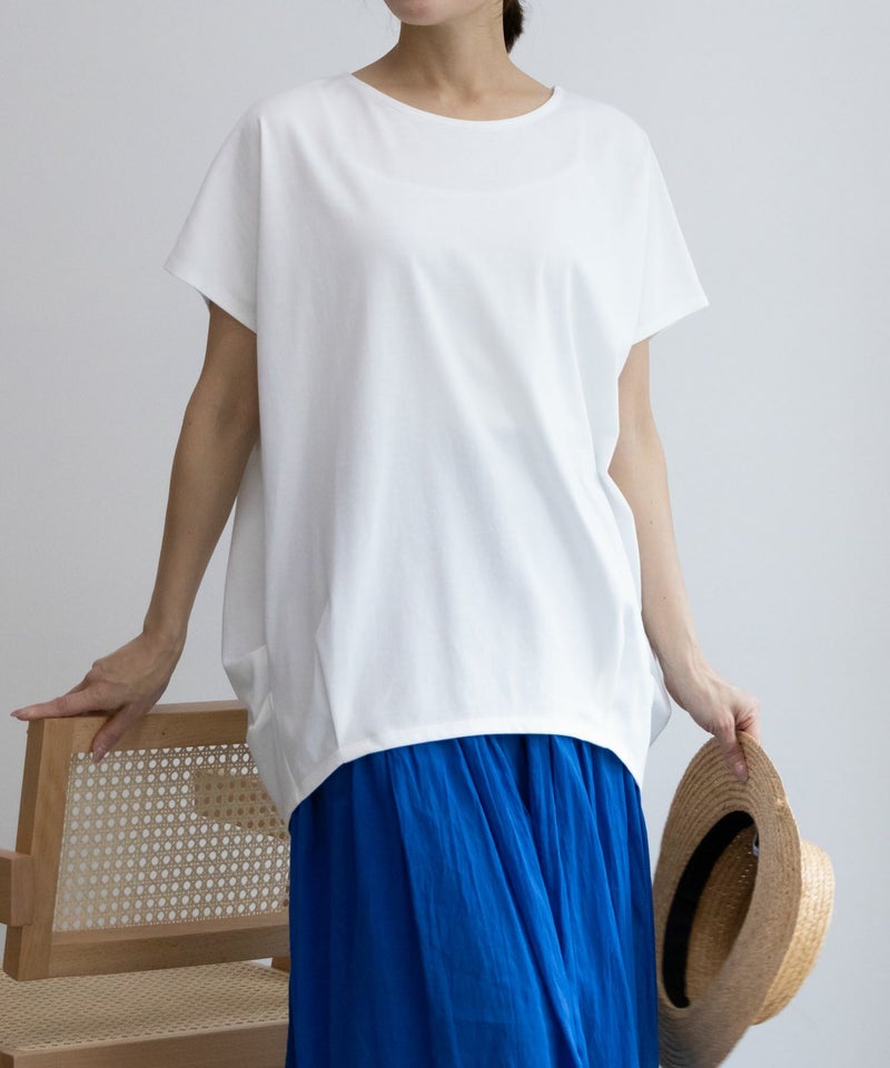 NAVY SARARI サラリピュール ドルマンTシャツ レディース メール便 対応商品商品画像-8