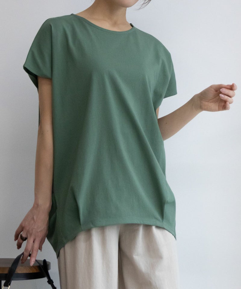 NAVY SARARI サラリピュール ドルマンTシャツ レディース メール便 対応商品商品画像-9