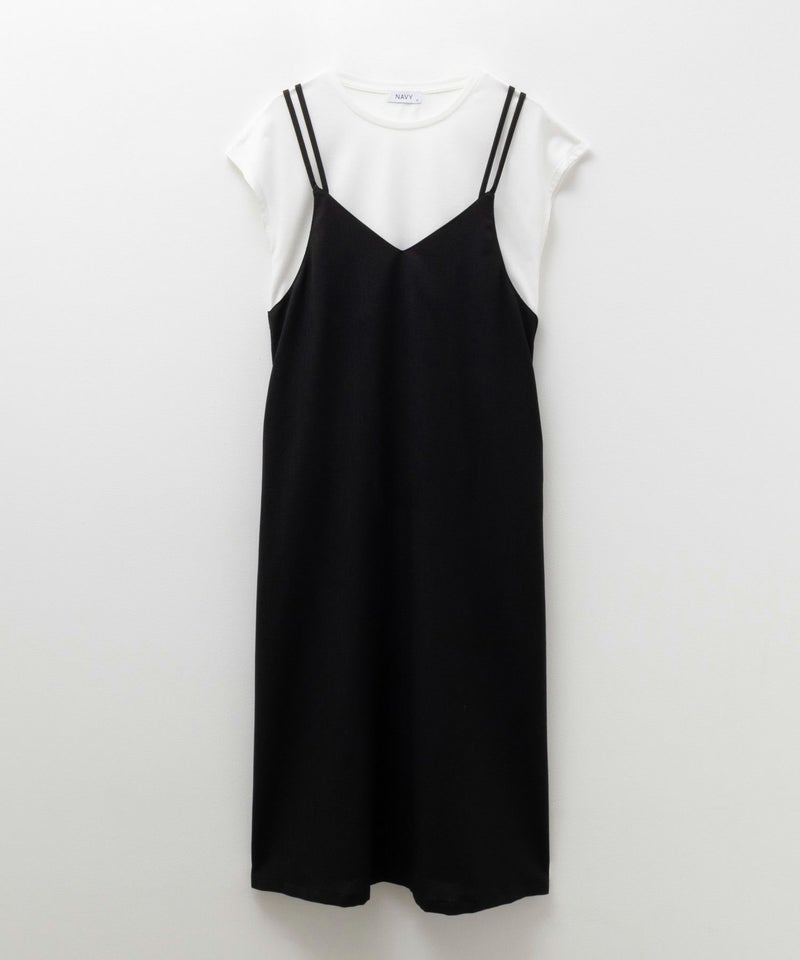[期間限定価格]NAVY  麻ライクキャミワンピースアンサンブル レディース商品画像-14