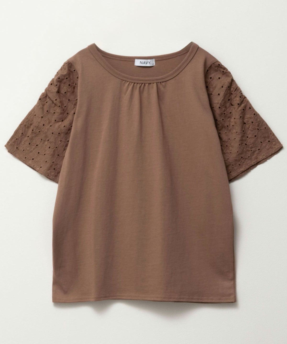 NAVY SARARI 袖レースプルオーバー キッズ ネコポス 対応商品