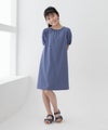 NAVY SARARI 肩ギャザーワンピース キッズ商品サムネイル-4