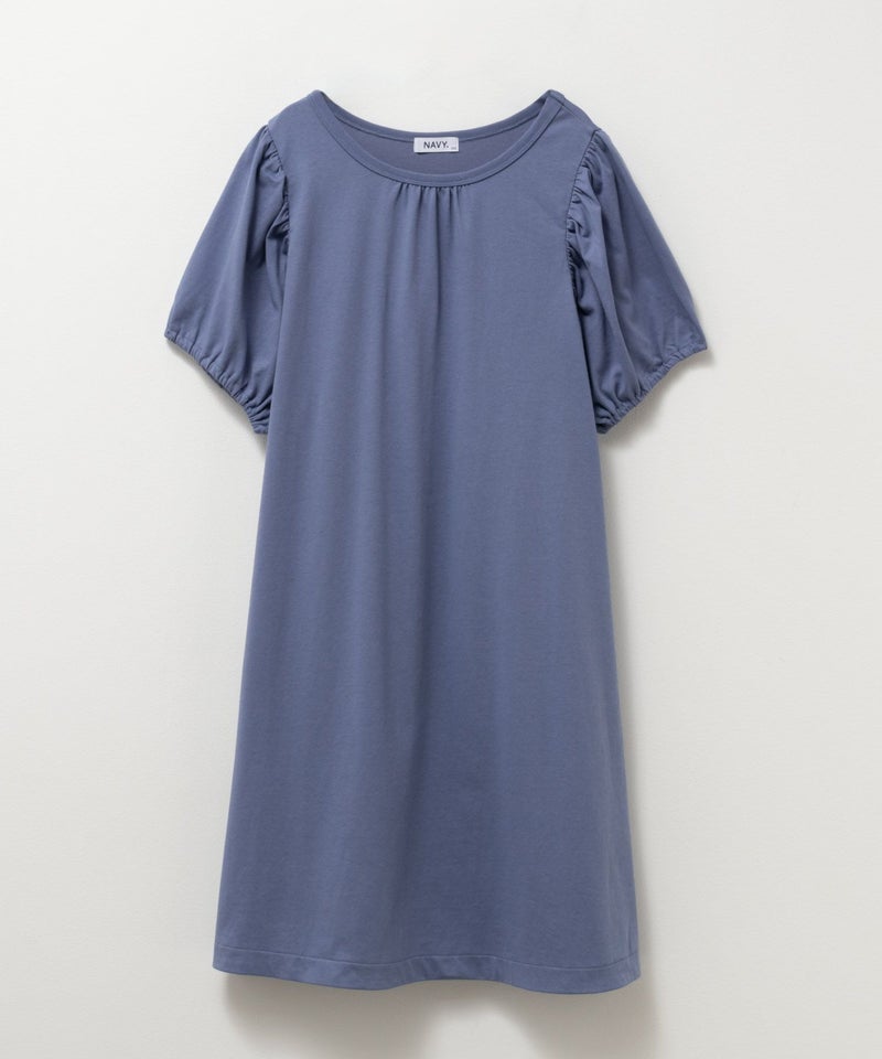 NAVY SARARI 肩ギャザーワンピース キッズ商品画像-9