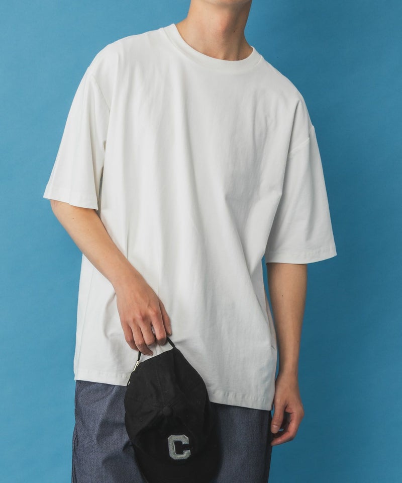 NAVY SARARI 冷感クルーネックTシャツ メンズ商品画像-3