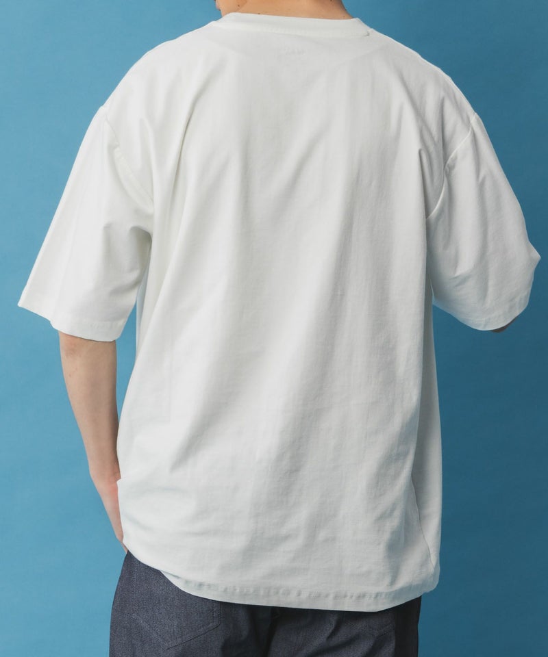 NAVY SARARI 冷感クルーネックTシャツ メンズ商品画像-5