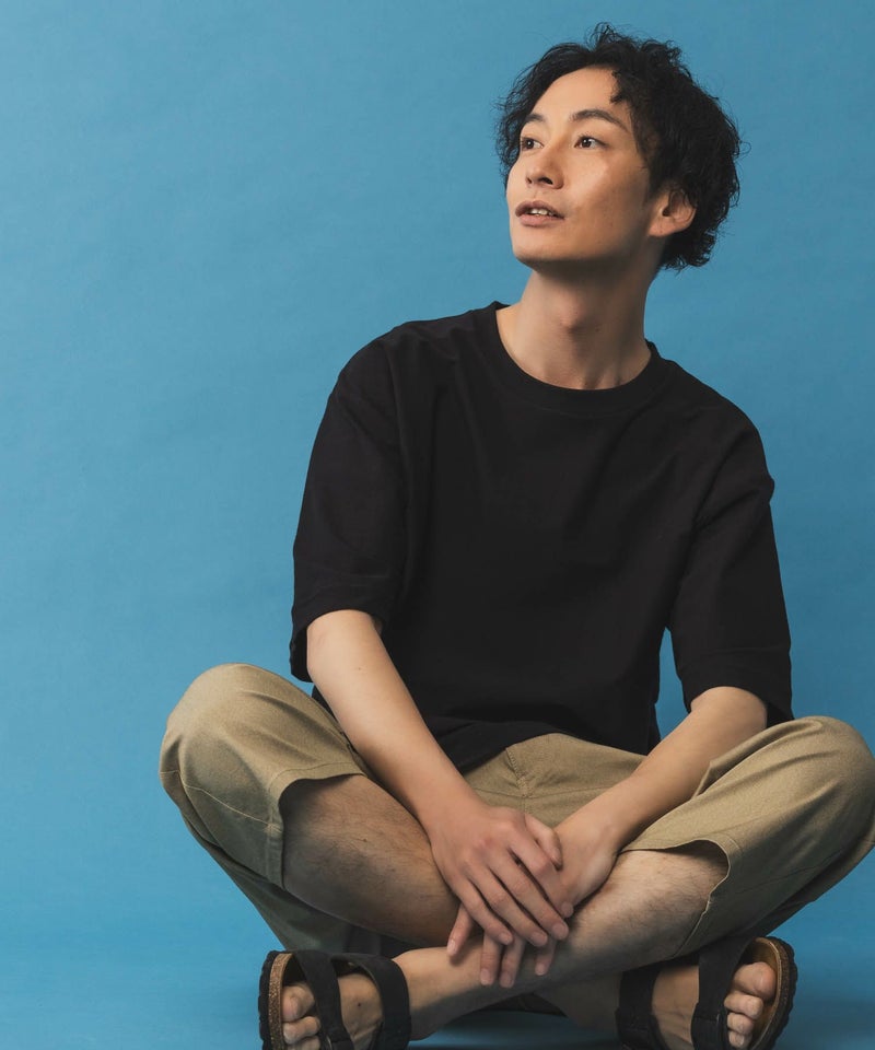 NAVY SARARI 冷感クルーネックTシャツ メンズ商品画像-9