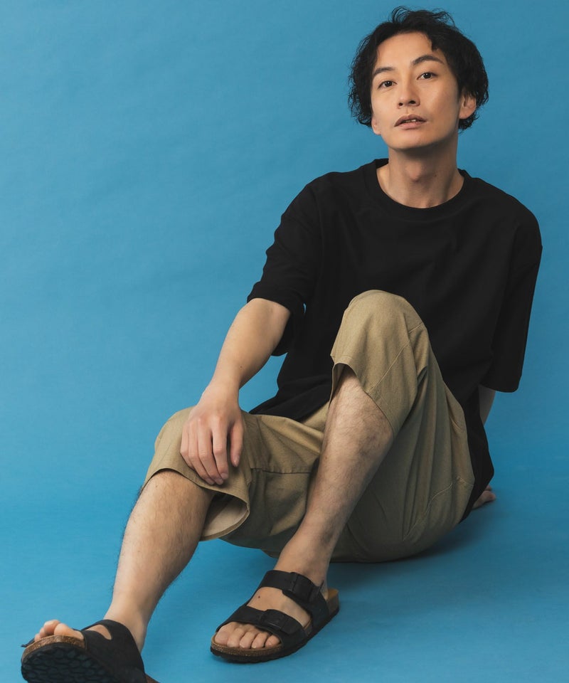 NAVY SARARI 冷感クルーネックTシャツ メンズ商品画像-10