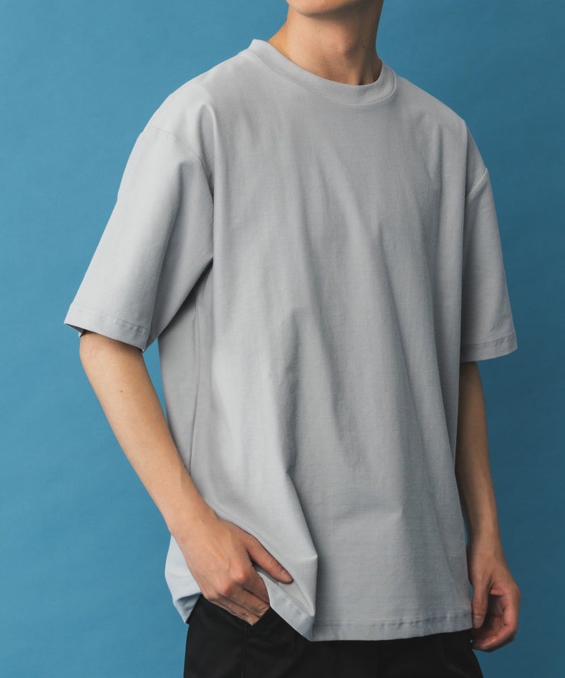 NAVY SARARI 冷感クルーネックTシャツ メンズ商品画像-11