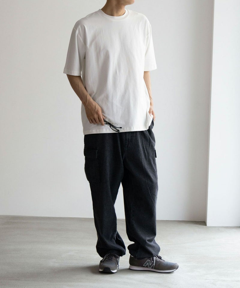 NAVY SARARI 冷感クルーネックTシャツ メンズ商品画像-23