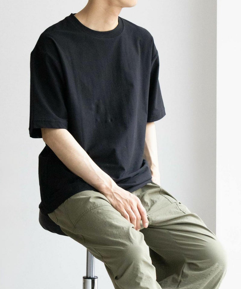 NAVY SARARI 冷感クルーネックTシャツ メンズ商品画像-30