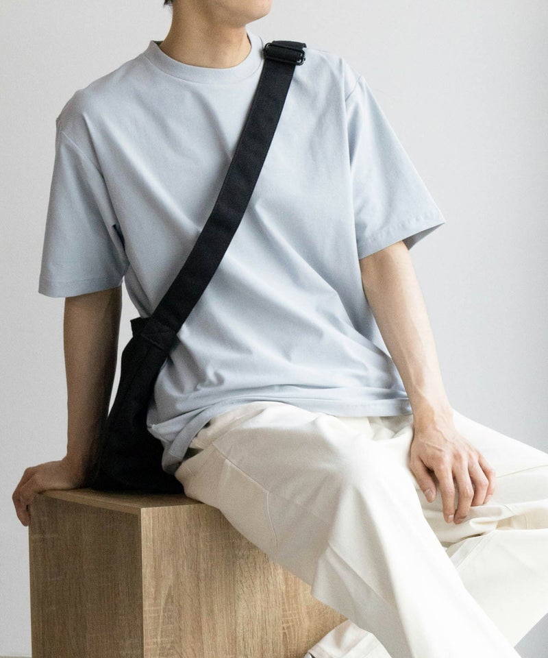 NAVY SARARI 冷感クルーネックTシャツ メンズ商品画像-31