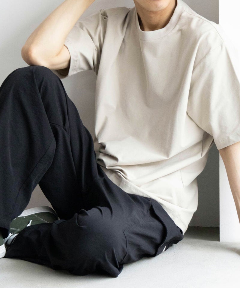 NAVY SARARI 冷感クルーネックTシャツ メンズ商品画像-32