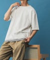 NAVY SARARI 冷感フェイクレイヤードTシャツ メンズ商品サムネイル-5