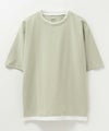 NAVY SARARI  冷感フェイクレイヤードTシャツ メンズ商品サムネイル-27