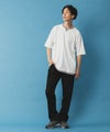 NAVY SARARI 冷感キーネックTシャツ メンズ商品サムネイル-11