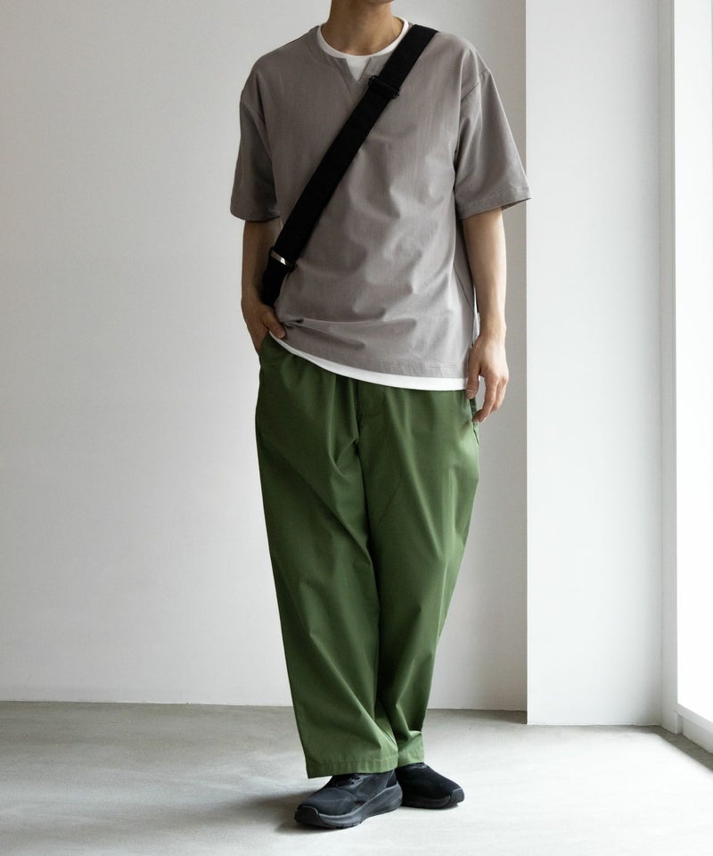 NAVY SARARI 冷感キーネックTシャツ メンズ商品画像-21