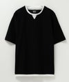 NAVY SARARI 冷感キーネックTシャツ メンズ商品サムネイル-30