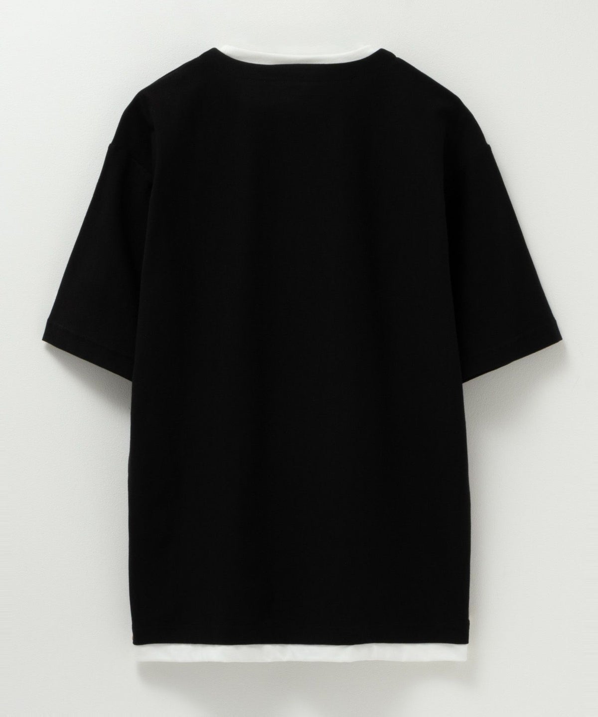 SARARI NAVY 冷感キーネックTシャツ メンズ