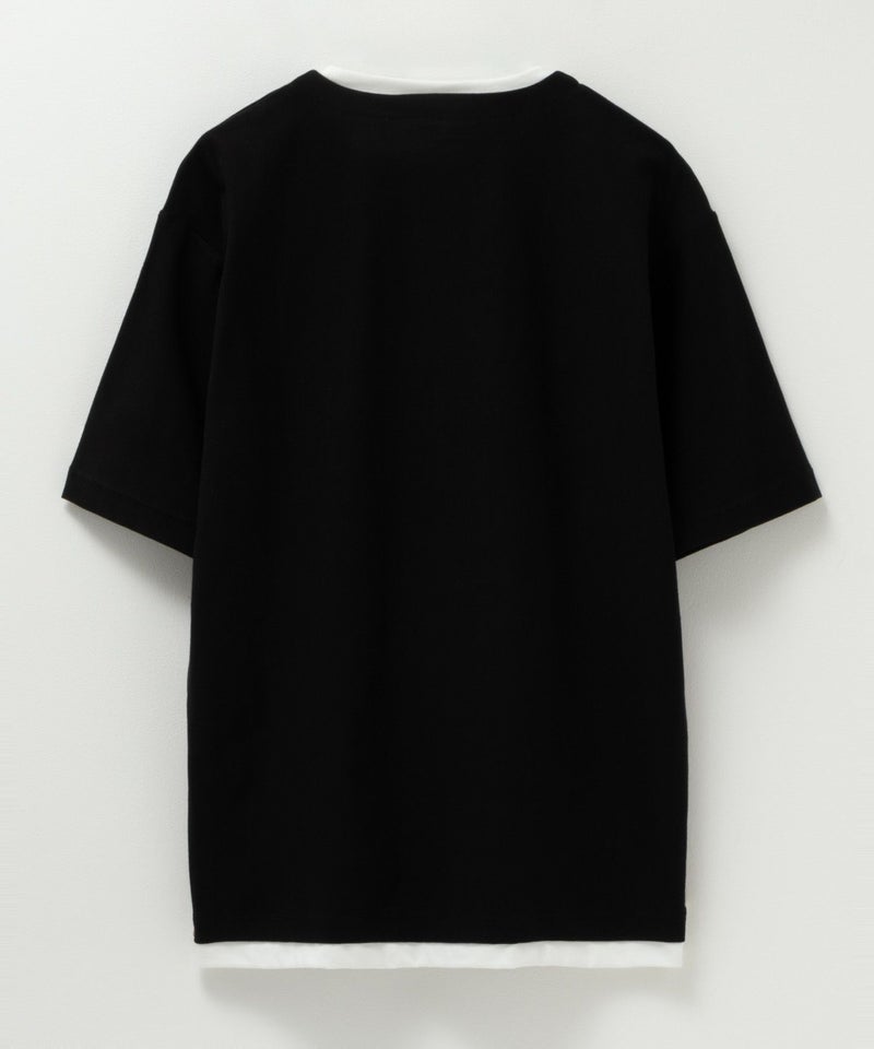 NAVY SARARI 冷感キーネックTシャツ メンズ商品画像-31