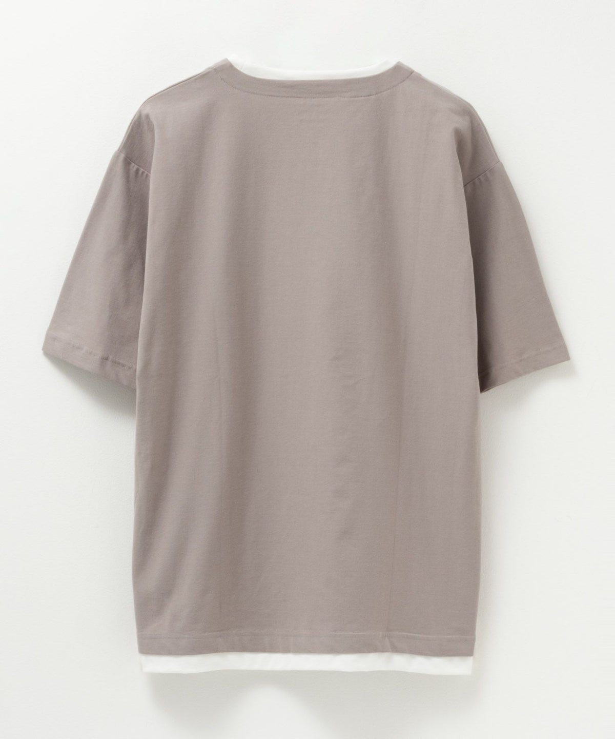 SARARI NAVY 冷感キーネックTシャツ メンズ