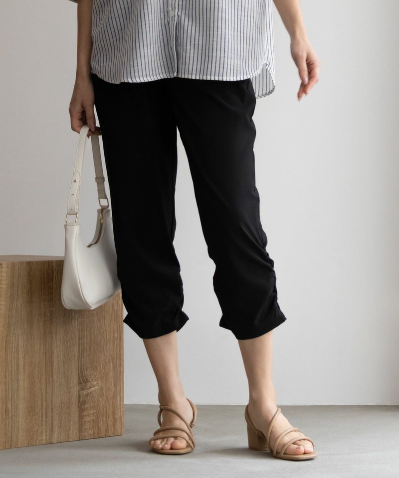 NAVY SARARI  シャーリングパンツ レディース商品画像-8