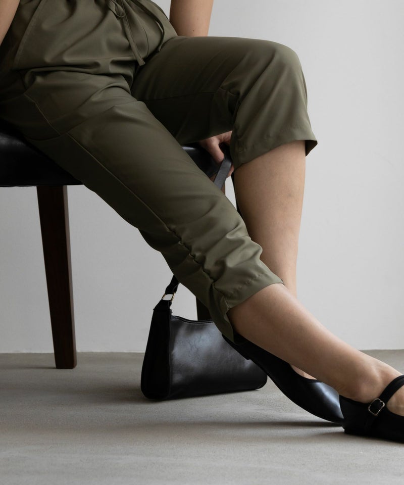 NAVY SARARI  シャーリングパンツ レディース商品画像-17