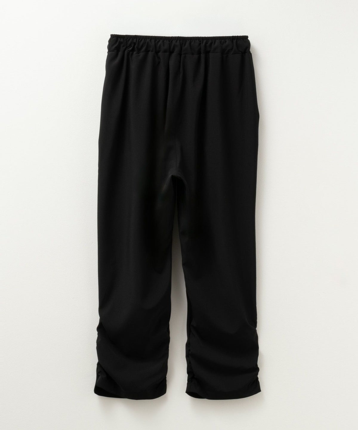 SARARI NAVY シャーリングパンツ レディース