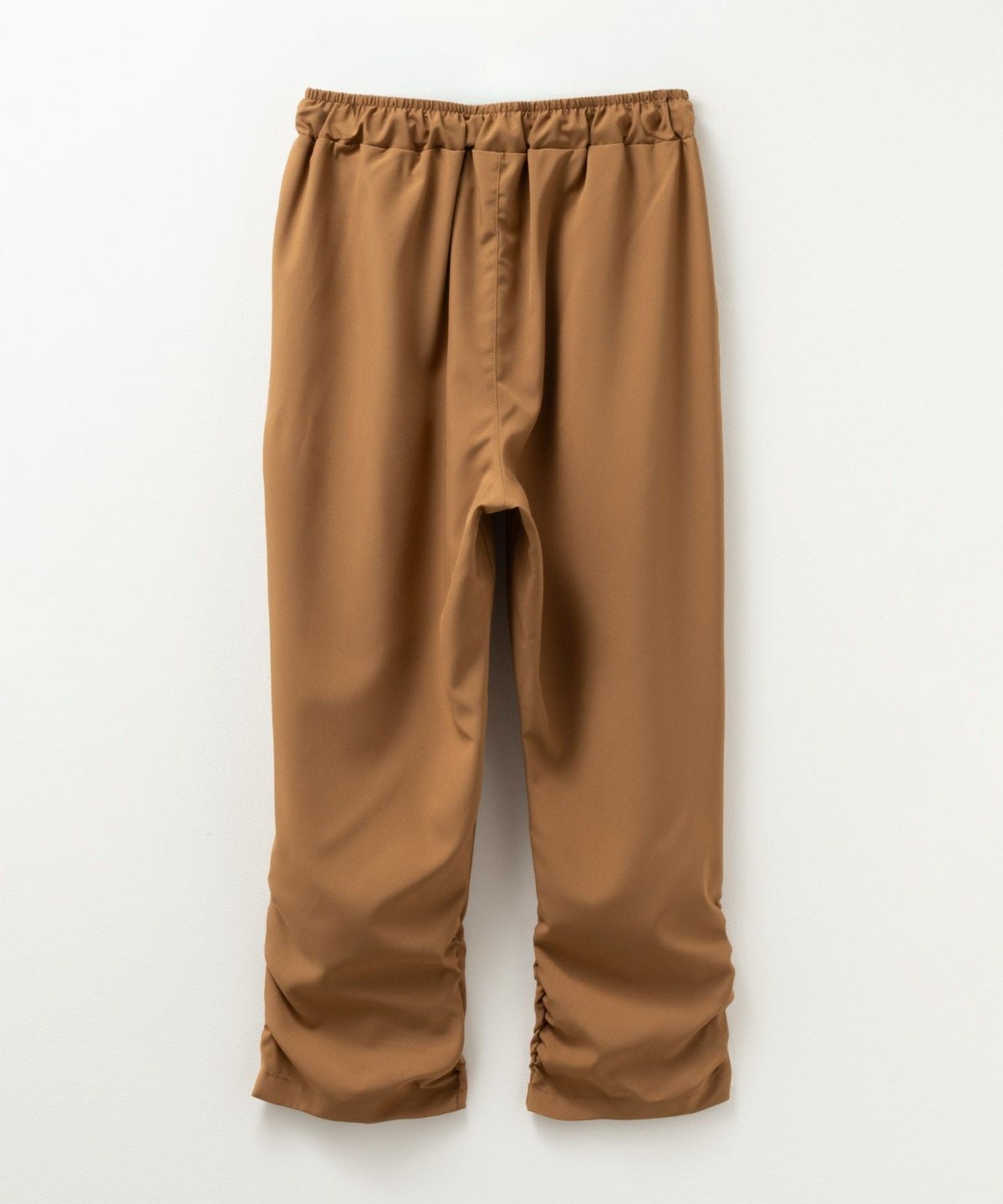 SARARI NAVY シャーリングパンツ レディース