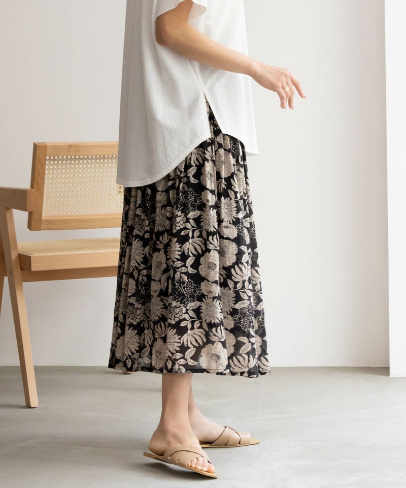 Howdy Marie  インド綿 ギャザースカート レディース商品画像-9