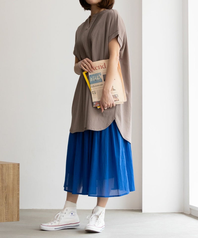 Howdy Marie インド綿 ギャザースカート レディース商品画像-14