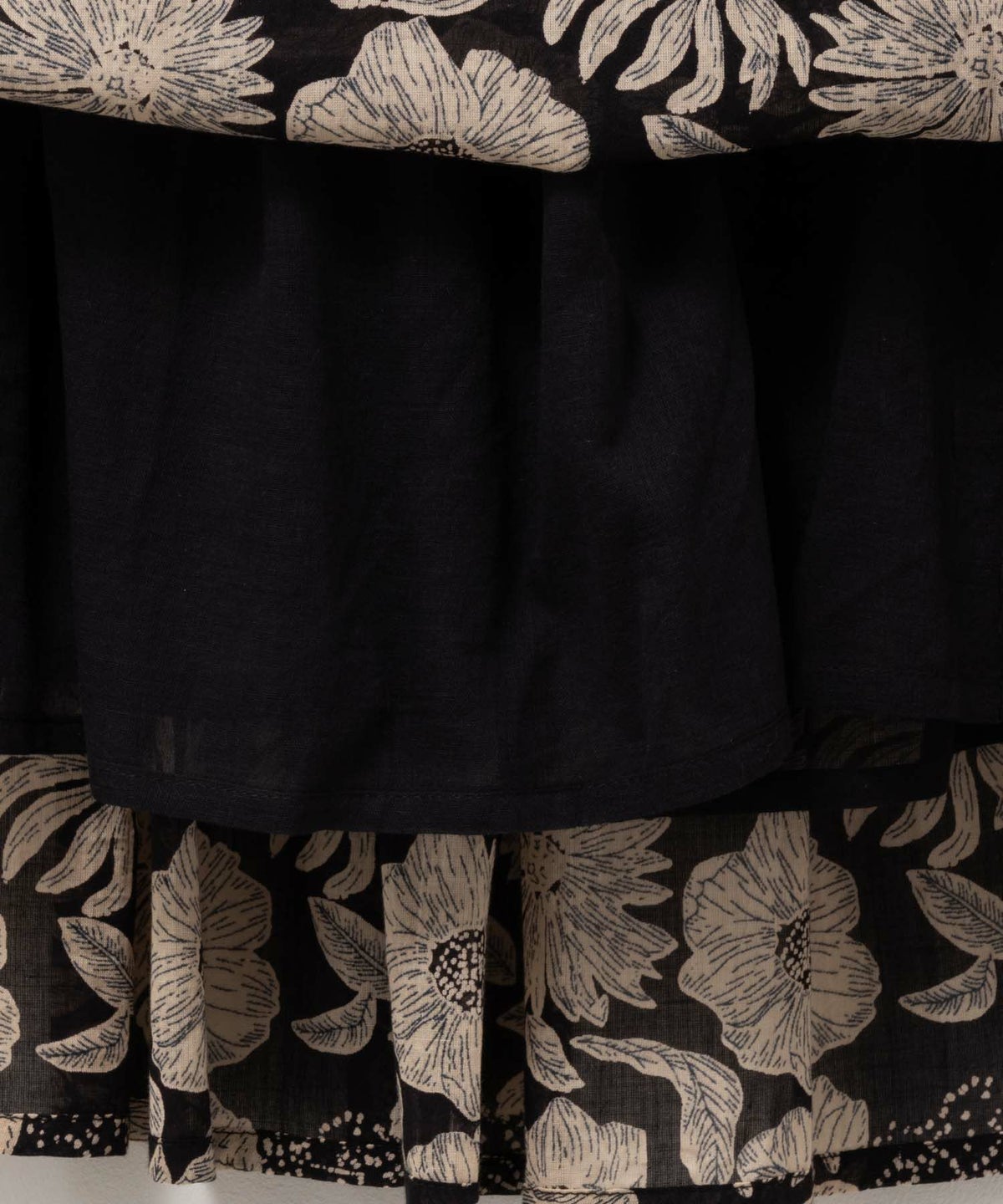 Howdy Marie インド綿 ギャザースカート レディース