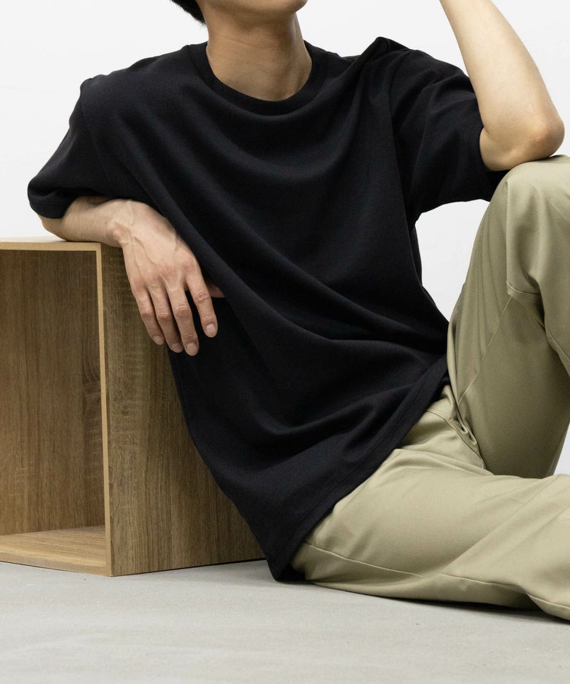 NAVY SARARI サラリピュール シルケットTシャツ メンズ商品画像-18