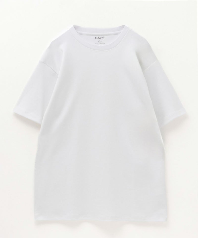 NAVY SARARI サラリピュール シルケットTシャツ メンズ商品画像-20
