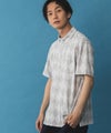 NAVY SARARI サラリピュール 総柄ポロシャツ メンズ商品サムネイル-7